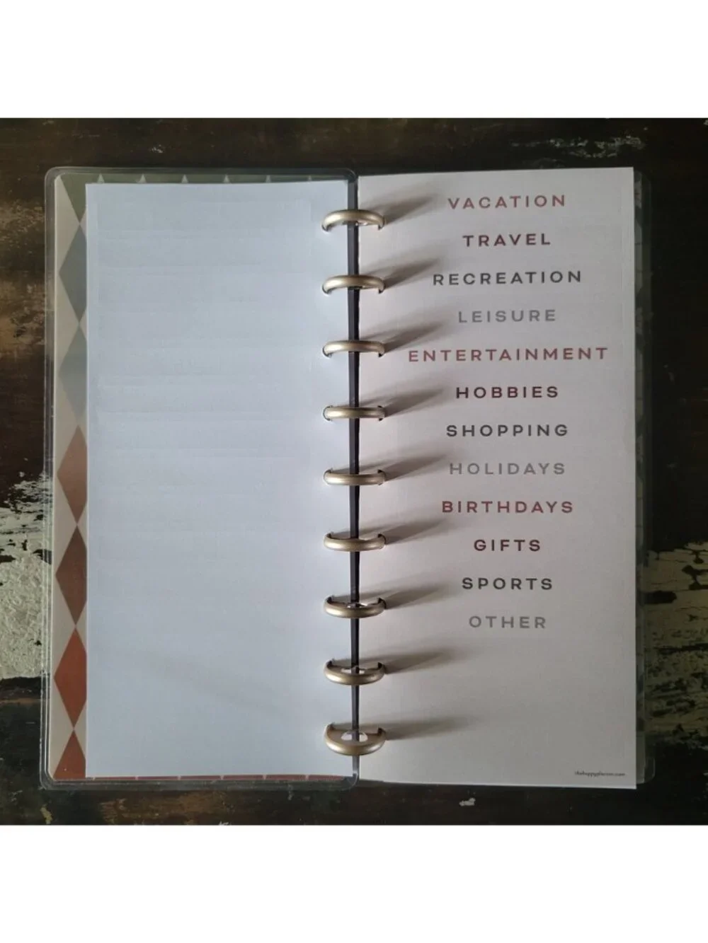 Happy Planner Skinny Classic Budget Tracker Bundle With Cash Envelopes & Inserts